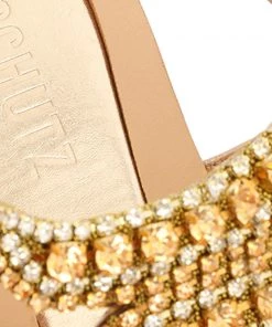 Sale Shantie Metallic Leather Sandal