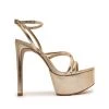 Sale Zilla Metallic Leather Sandal