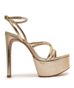 Sale Zilla Metallic Leather Sandal