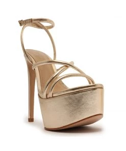 Sale Zilla Metallic Leather Sandal