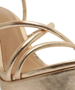 Sale Zilla Metallic Leather Sandal