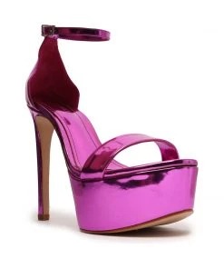 Sale Cadey-Lee Platform Specchio Leather Sandal