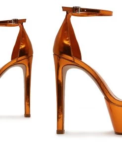 Sale Cadey-Lee Platform Specchio Leather Sandal