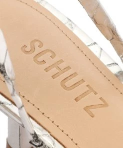 Pre Fall 22 Lily Mid Metallic Sandal New In