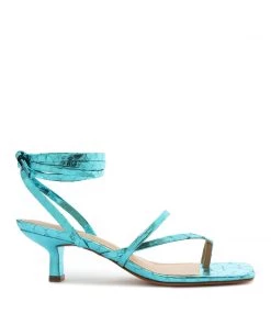 Pre Fall 22 Lily Mid Metallic Sandal