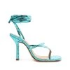 Pre Fall 22 New In Lily Metallic Leather Sandal