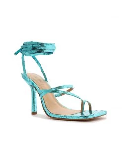 Pre Fall 22 New In Lily Metallic Leather Sandal
