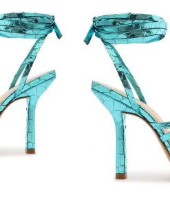 Pre Fall 22 New In Lily Metallic Leather Sandal