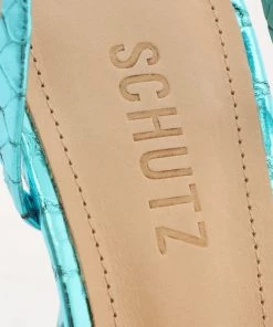 Pre Fall 22 New In Lily Metallic Leather Sandal