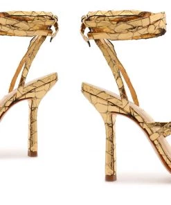 Pre Fall 22 Lily Metallic Leather Sandal New In 12 Pre Fall 22 Lily Metallic Leather Sandal New In