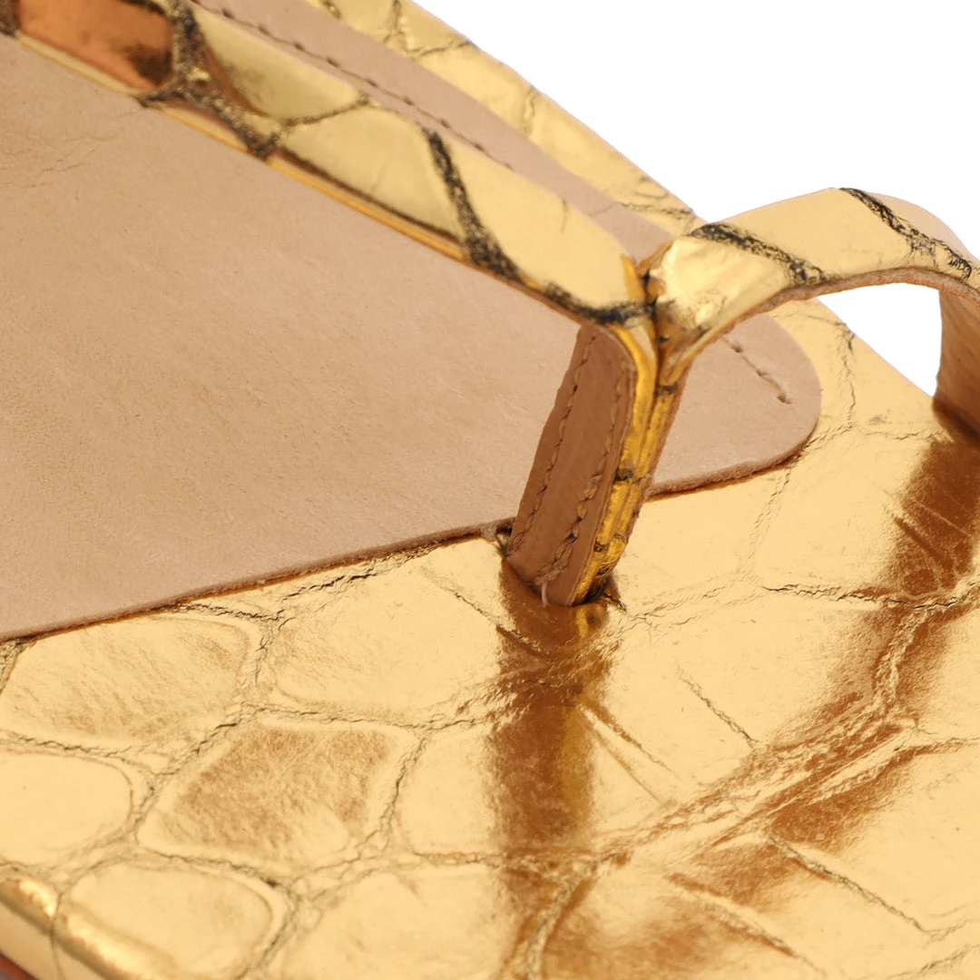 Pre Fall 22 Lily Metallic Leather Sandal New In 8 Pre Fall 22 Lily Metallic Leather Sandal New In