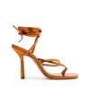 Pre Fall 22 Lily Metallic Leather Sandal