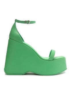 Pre Fall 22 New In Mazda Nappa Leather Sandal