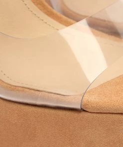 Sale Haila Vinyl & Suede Sandal