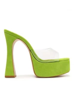 Sale Haila Vinyl & Suede Sandal