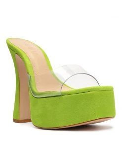 Sale Haila Vinyl & Suede Sandal