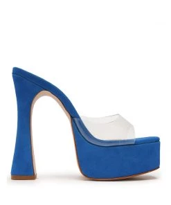 Sale Haila Vinyl & Suede Sandal