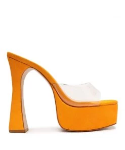 Sale Haila Vinyl & Suede Sandal