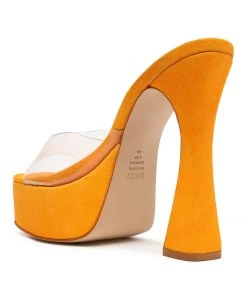 Sale Haila Vinyl & Suede Sandal