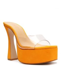 Sale Haila Vinyl & Suede Sandal