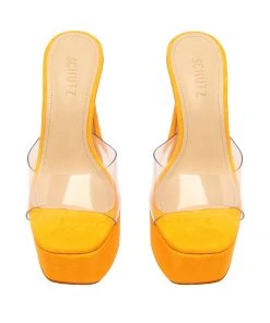 Sale Haila Vinyl & Suede Sandal