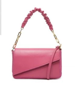 Sale Match Suede & Nappa Leather Handbag